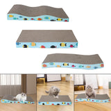 Maxbell Scratching Board for Indoor Cats Sturdy Large Corrugated Board Play Sleeping wave