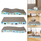 Maxbell Scratching Board for Indoor Cats Sturdy Large Corrugated Board Play Sleeping wave