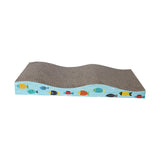 Maxbell Scratching Board for Indoor Cats Sturdy Large Corrugated Board Play Sleeping wave