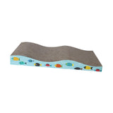 Maxbell Scratching Board for Indoor Cats Sturdy Large Corrugated Board Play Sleeping wave
