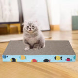 Maxbell Scratching Board for Indoor Cats Sturdy Large Corrugated Board Play Sleeping straight