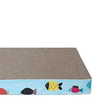 Maxbell Scratching Board for Indoor Cats Sturdy Large Corrugated Board Play Sleeping straight