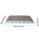 Maxbell Scratching Board for Indoor Cats Sturdy Large Corrugated Board Play Sleeping straight