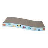 Maxbell Scratching Board for Indoor Cats Sturdy Large Corrugated Board Play Sleeping s shape