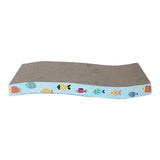 Maxbell Scratching Board for Indoor Cats Sturdy Large Corrugated Board Play Sleeping s shape