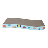 Maxbell Scratching Board for Indoor Cats Sturdy Large Corrugated Board Play Sleeping s shape