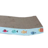 Maxbell Scratching Board for Indoor Cats Sturdy Large Corrugated Board Play Sleeping s shape