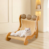 Maxbell Cat Sisal Chair Cat Scratching Lounge Sofa for Indoor Cats Dogs Small Animal