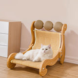 Maxbell Cat Sisal Chair Cat Scratching Lounge Sofa for Indoor Cats Dogs Small Animal