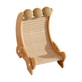 Maxbell Wooden Lounge Chair Cats Scratcher Ball for Grinding Claws Small Dogs Kitten