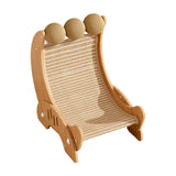 Maxbell Wooden Lounge Chair Cats Scratcher Ball for Grinding Claws Small Dogs Kitten
