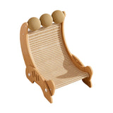 Maxbell Wooden Lounge Chair Cats Scratcher Ball for Grinding Claws Small Dogs Kitten