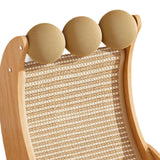 Maxbell Wooden Lounge Chair Cats Scratcher Ball for Grinding Claws Small Dogs Kitten