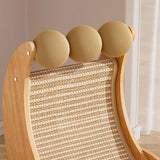Maxbell Wooden Lounge Chair Cats Scratcher Ball for Grinding Claws Small Dogs Kitten