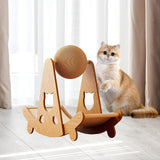 Maxbell Cat Scratcher Furniture Protection Lightweight Lounger for Scratch Sleep Scratch Chair Ball