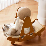 Maxbell Cat Scratcher Furniture Protection Lightweight Lounger for Scratch Sleep Scratch Chair Ball