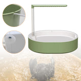 Maxbell Automatic Parrot Bathtub Cage Accessory Lovebird Shower Fountain for Budgie Green