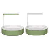 Maxbell Automatic Parrot Bathtub Cage Accessory Lovebird Shower Fountain for Budgie Green