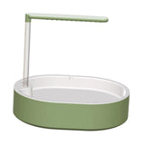 Maxbell Automatic Parrot Bathtub Cage Accessory Lovebird Shower Fountain for Budgie Green