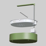 Maxbell Automatic Parrot Bathtub Cage Accessory Lovebird Shower Fountain for Budgie Green