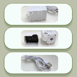 Maxbell Automatic Parrot Bathtub Cage Accessory Lovebird Shower Fountain for Budgie White