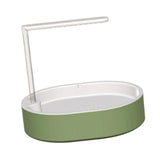 Maxbell Automatic Parrot Bathtub Cage Accessory Lovebird Shower Fountain for Budgie White