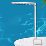 Maxbell Automatic Parrot Bathtub Cage Accessory Lovebird Shower Fountain for Budgie White