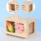 Maxbell Bird Nest Box Creative Hanging Decorative Bird House for Budgie Canary Finch S