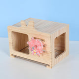 Maxbell Bird Nest Box Creative Hanging Decorative Bird House for Budgie Canary Finch S