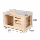 Maxbell Bird Nest Box Creative Hanging Decorative Bird House for Budgie Canary Finch S
