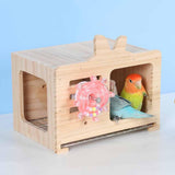Maxbell Bird Nest Box Creative Hanging Decorative Bird House for Budgie Canary Finch S