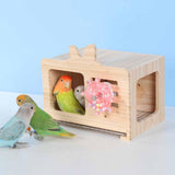 Maxbell Bird Nest Box Creative Hanging Decorative Bird House for Budgie Canary Finch S