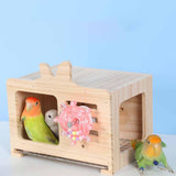 Maxbell Bird Nest Box Creative Hanging Decorative Bird House for Budgie Canary Finch S