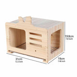 Maxbell Bird Nest Box Creative Hanging Decorative Bird House for Budgie Canary Finch L