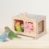 Maxbell Bird Nest Box Creative Hanging Decorative Bird House for Budgie Canary Finch L