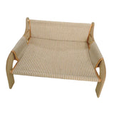 Maxbell Cat Sofa Bed Lying Stylish Playing Sleeping Bed for Indoor Cats Pet Supplies Linen Cloth