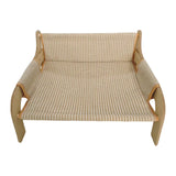 Maxbell Cat Sofa Bed Lying Stylish Playing Sleeping Bed for Indoor Cats Pet Supplies Linen Cloth