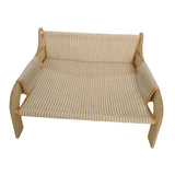 Maxbell Cat Sofa Bed Lying Stylish Playing Sleeping Bed for Indoor Cats Pet Supplies Linen Cloth