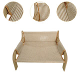 Maxbell Cat Sofa Bed Lying Stylish Playing Sleeping Bed for Indoor Cats Pet Supplies Linen Cloth