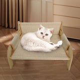 Maxbell Cat Sofa Bed Lying Stylish Playing Sleeping Bed for Indoor Cats Pet Supplies Linen Cloth
