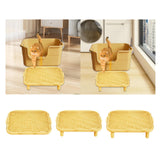 Maxbell Cat Litter Ramp Washable Litter Box Step for Indoor Cats Living Room Kittens Small