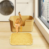Maxbell Cat Litter Ramp Washable Litter Box Step for Indoor Cats Living Room Kittens Small
