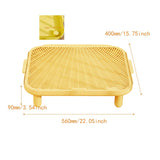 Maxbell Cat Litter Ramp Washable Litter Box Step for Indoor Cats Living Room Kittens Medium