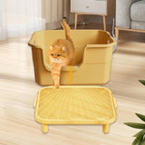 Maxbell Cat Litter Ramp Washable Litter Box Step for Indoor Cats Living Room Kittens Medium