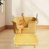 Maxbell Cat Litter Ramp Washable Litter Box Step for Indoor Cats Living Room Kittens Medium