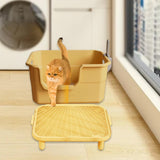 Maxbell Cat Litter Ramp Washable Litter Box Step for Indoor Cats Living Room Kittens Medium