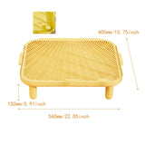 Maxbell Cat Litter Ramp Washable Litter Box Step for Indoor Cats Living Room Kittens Large