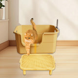 Maxbell Cat Litter Ramp Washable Litter Box Step for Indoor Cats Living Room Kittens Large
