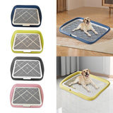 Maxbell Dog Potty Training Toilet Portable Puppy Pad Holder for Dormitory Home Bunny Navy Blue