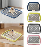 Maxbell Dog Potty Training Toilet Portable Puppy Pad Holder for Dormitory Home Bunny Navy Blue